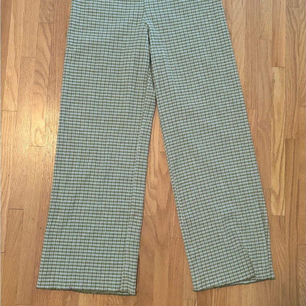 Wilfred Olive and White Striped Pants